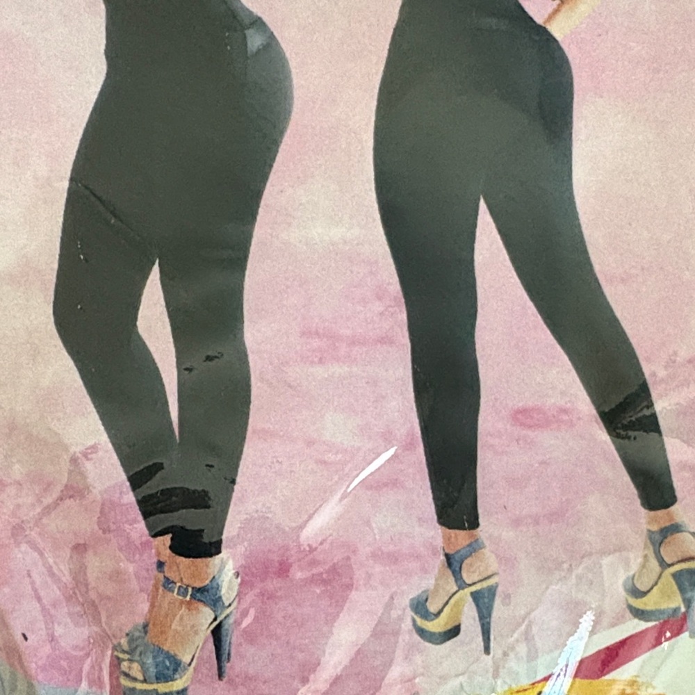 Colombian power net push up  Black Women's Leggings